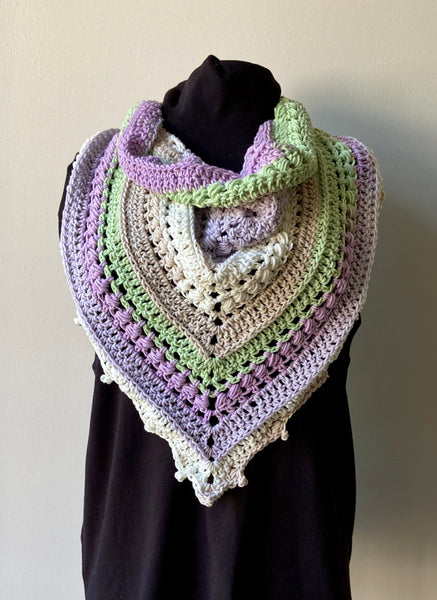 Lavender Fields Bandana Cowl