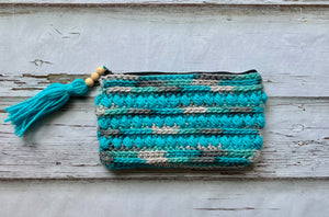 Icelandic Stripped Zipper Pouch