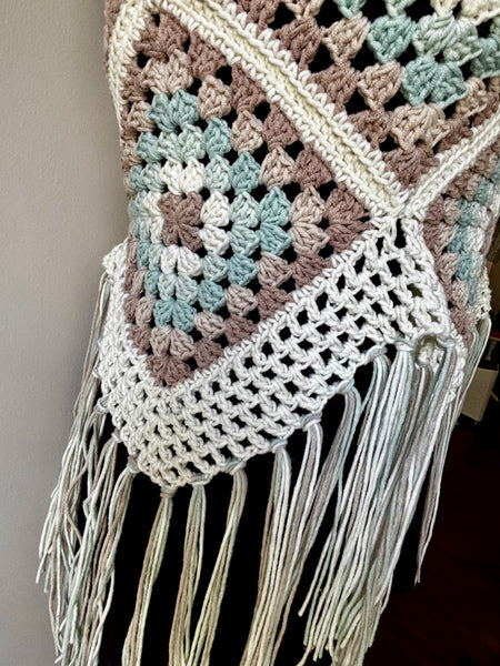 Beachglass Granny Square Top