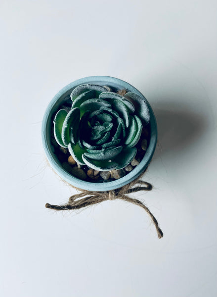 Tiny Serenity Blue Jar